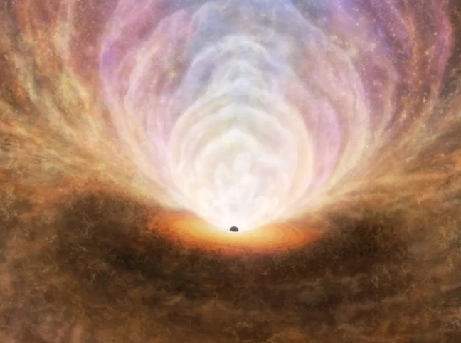 Scientists use ALMA to observe gas flow around supermassive black holes